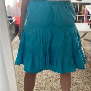 Blue skirt